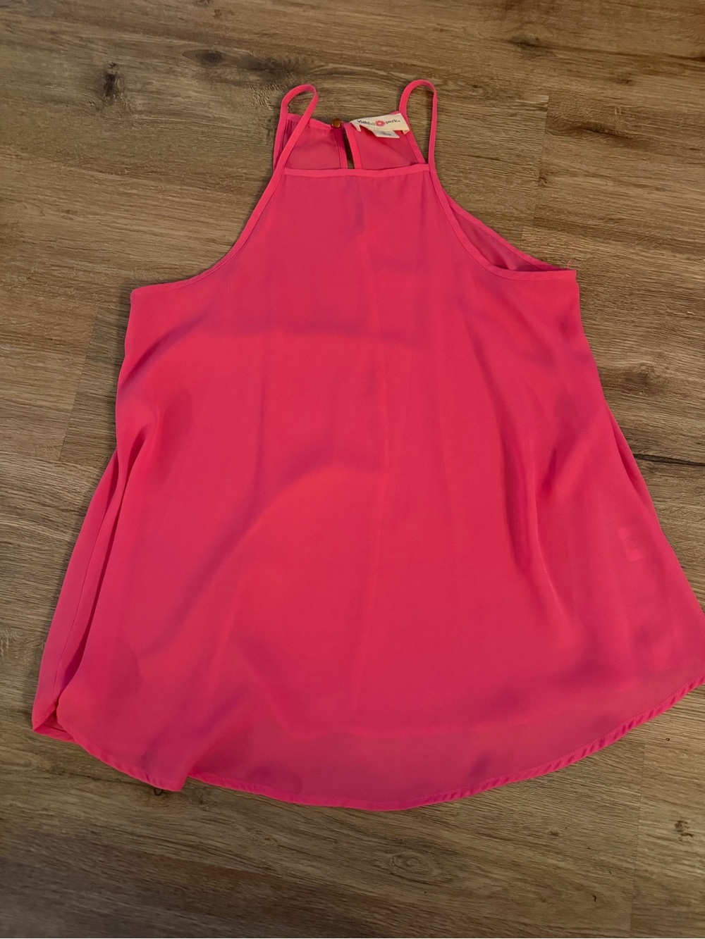 Wishful Park Bright Pink Halter Cami Top